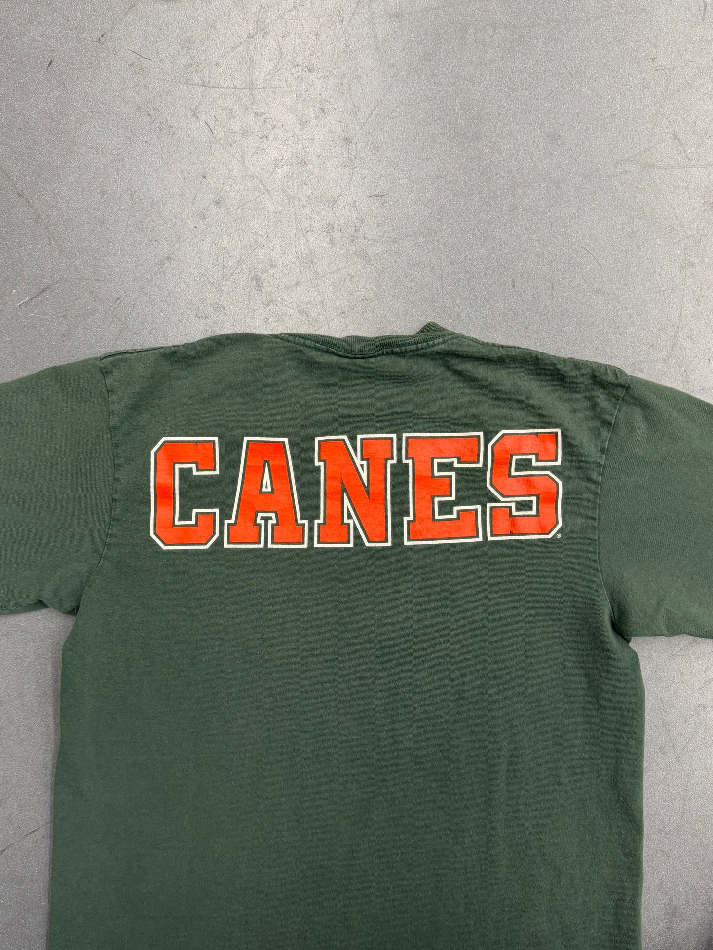 Y2K MIAMI HURRICANES "CANES" TEE (CHAMPION TAG)