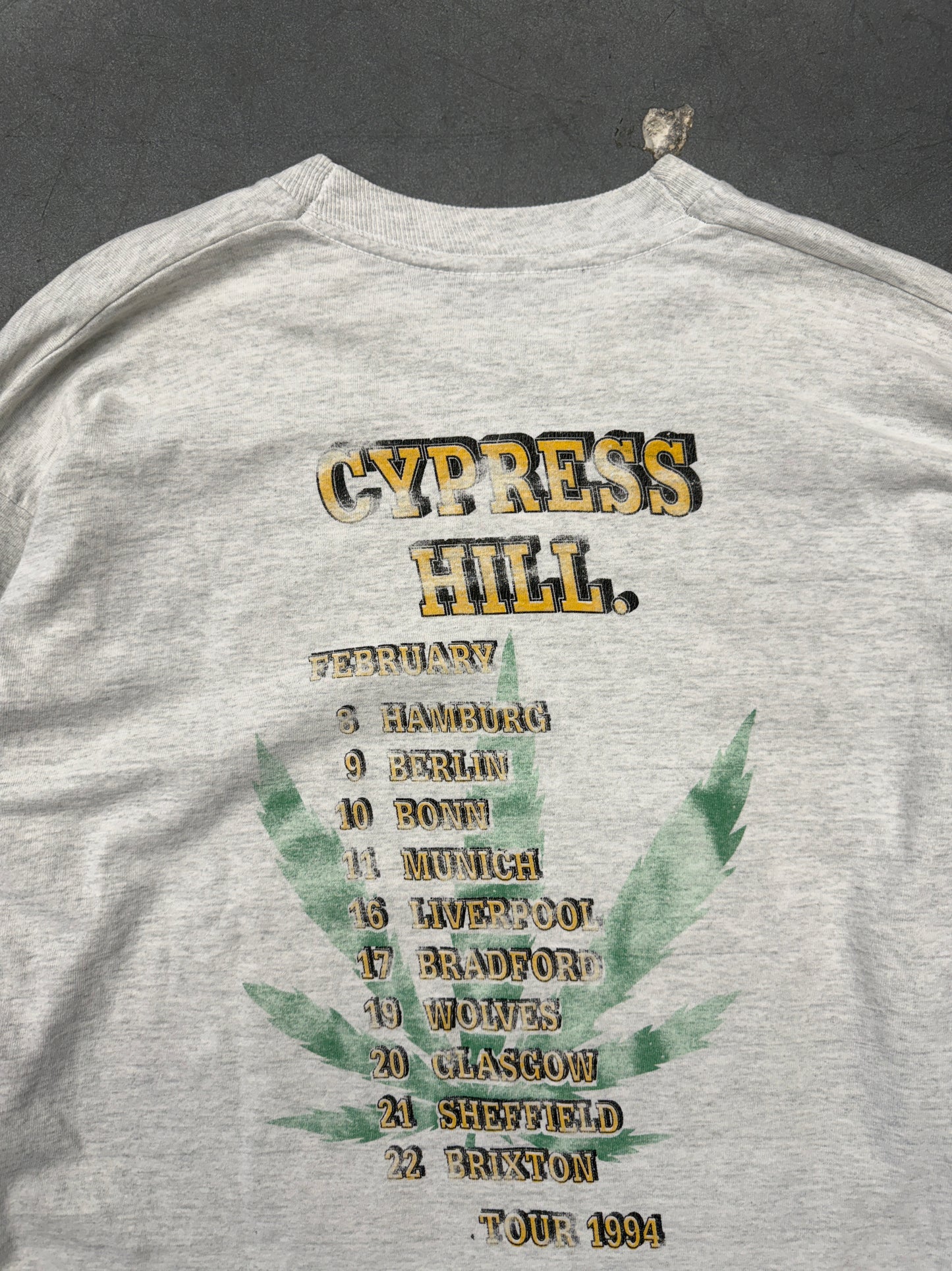 1994 CYPRESS HILLS SKELETON WEED PLANT L/S TEE (PULLED TAG)