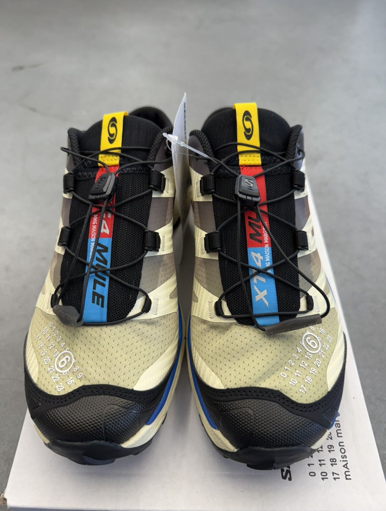 2024 SIZE 9.5 MM6 MAISON MARGIELA SALOMON XT-4 MULE TRANSPARENT YELLOW (NEW WITH BOX)