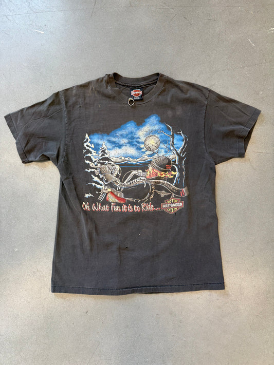 1992 HARLEY-DAVIDSON OH WHAT FUN IT IS TO RIDE.... ICELAND TEE (HARLEY-DAVIDSON TAG)