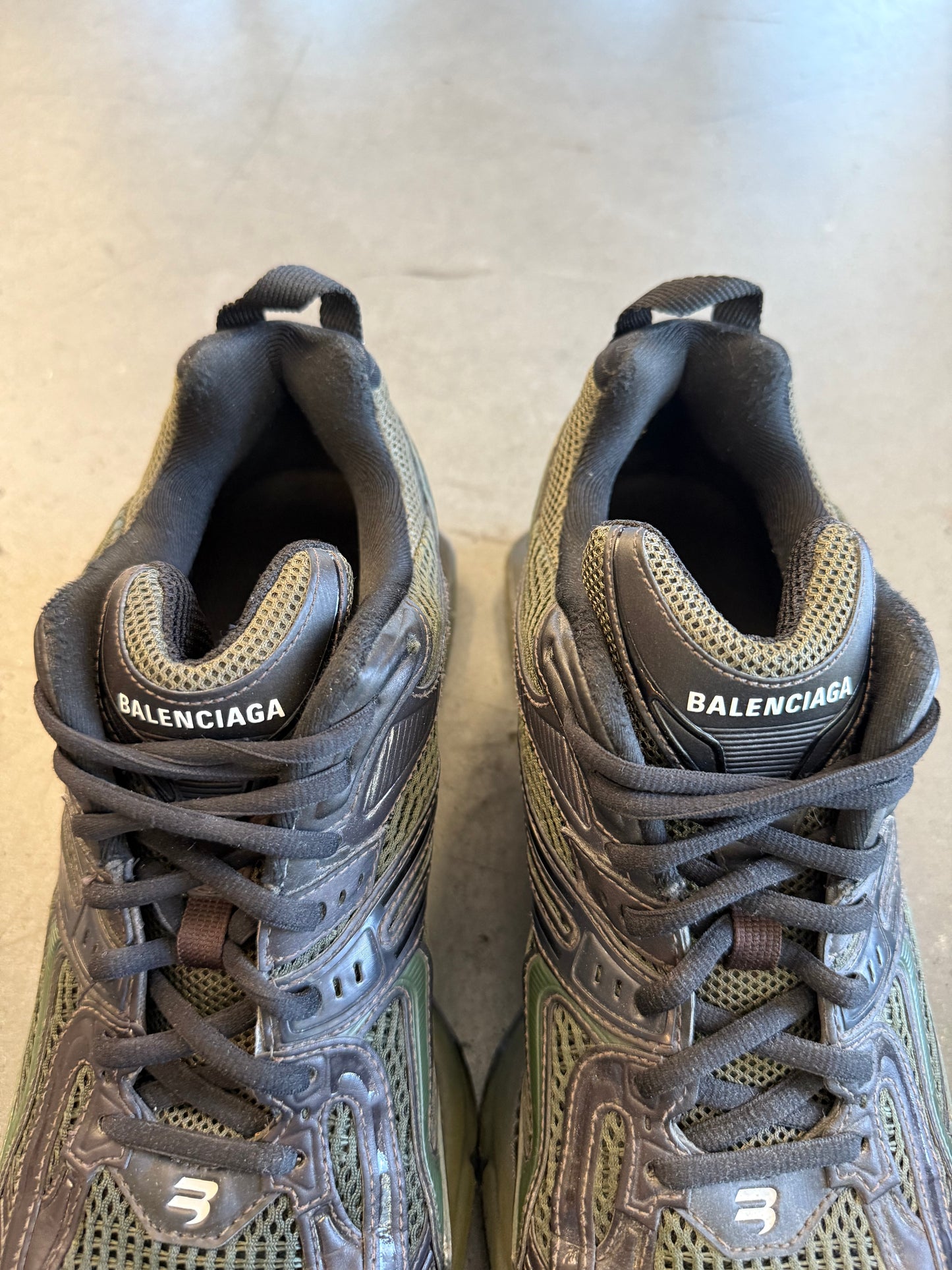 SIZE 44 BALENCIAGA X-PANDER TRACK RUNNER SHOE (PRE-OWNED NO BOX)