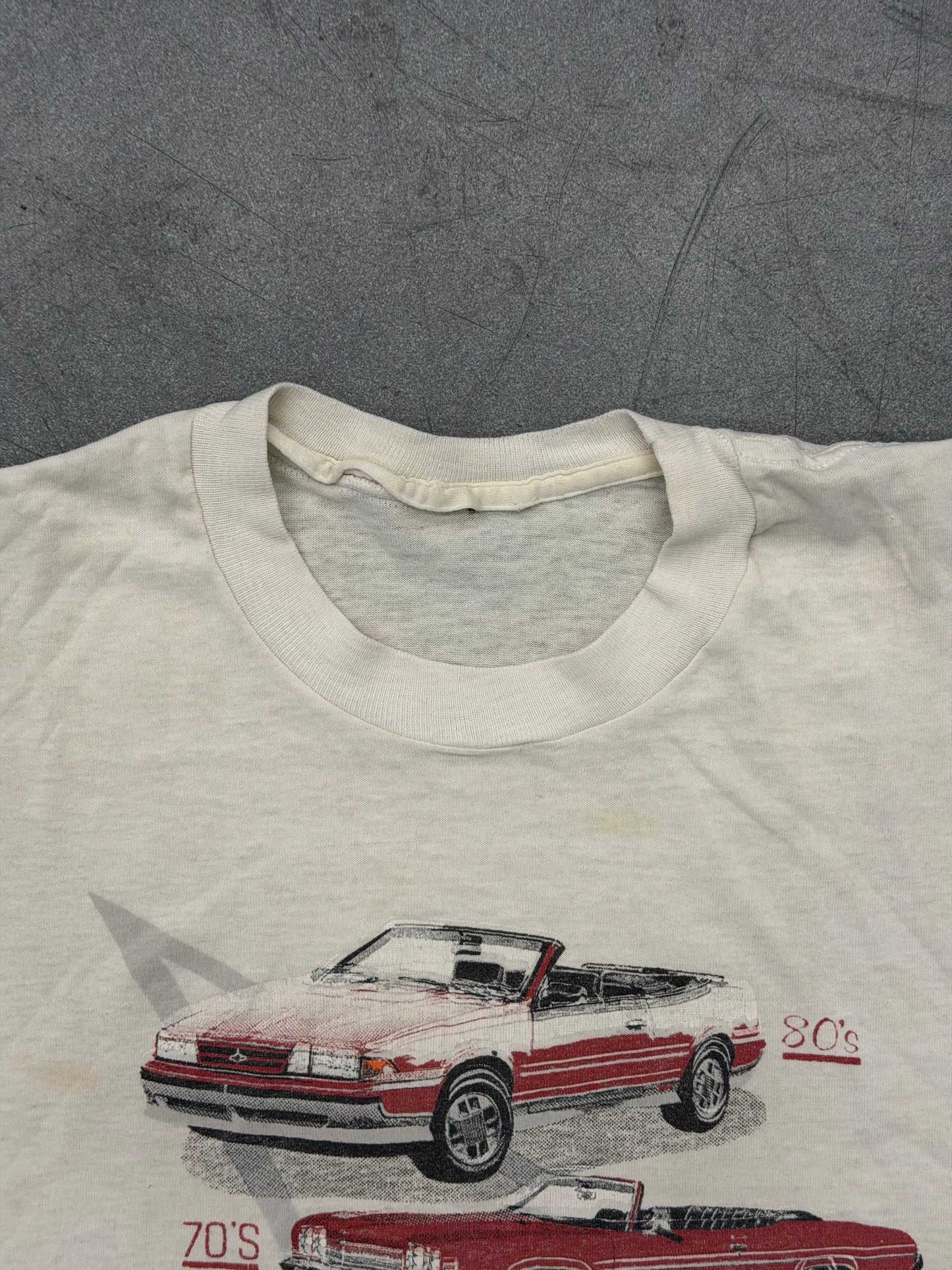 1989 CHEVY CONVERTIBLE FADED THRASHED TEE (PULLED TAG)