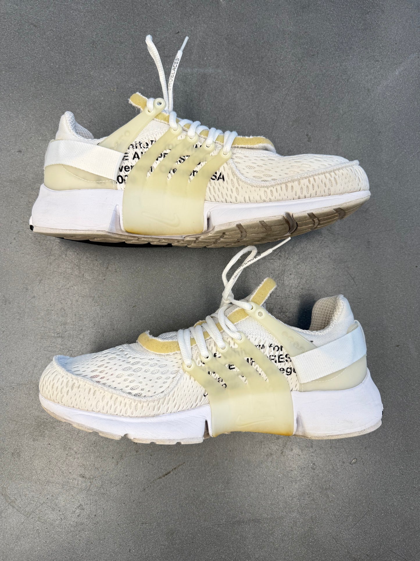 SIZE 13 2018 NIKE AIR PRESTO OFF-WHITE 'WHITE' (NO BOX, NO EXTRAS)