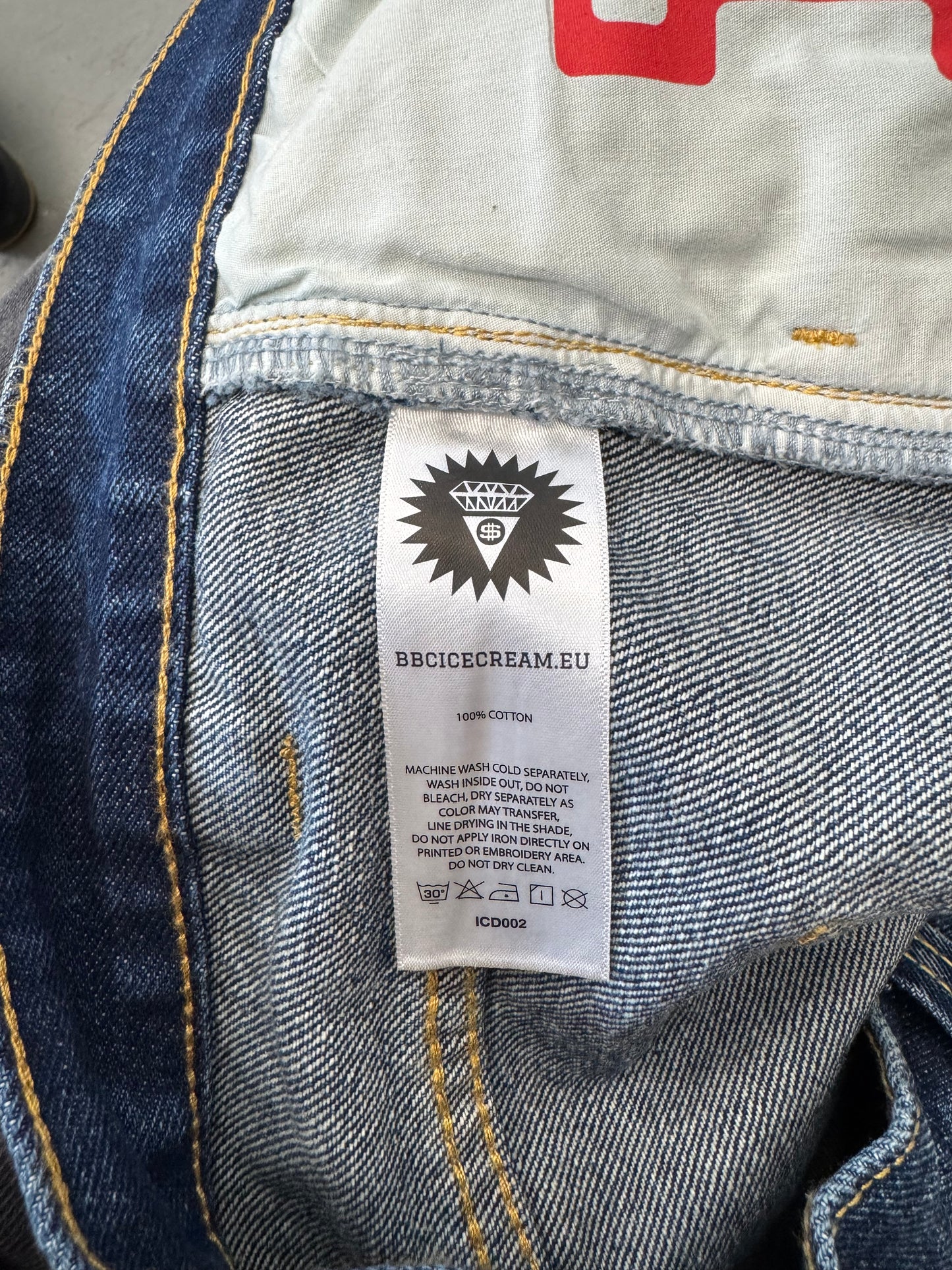 BILLIONAIRE BOYS CLUB RUNNING DOG DOUBLE SCOOP DENIM PANT