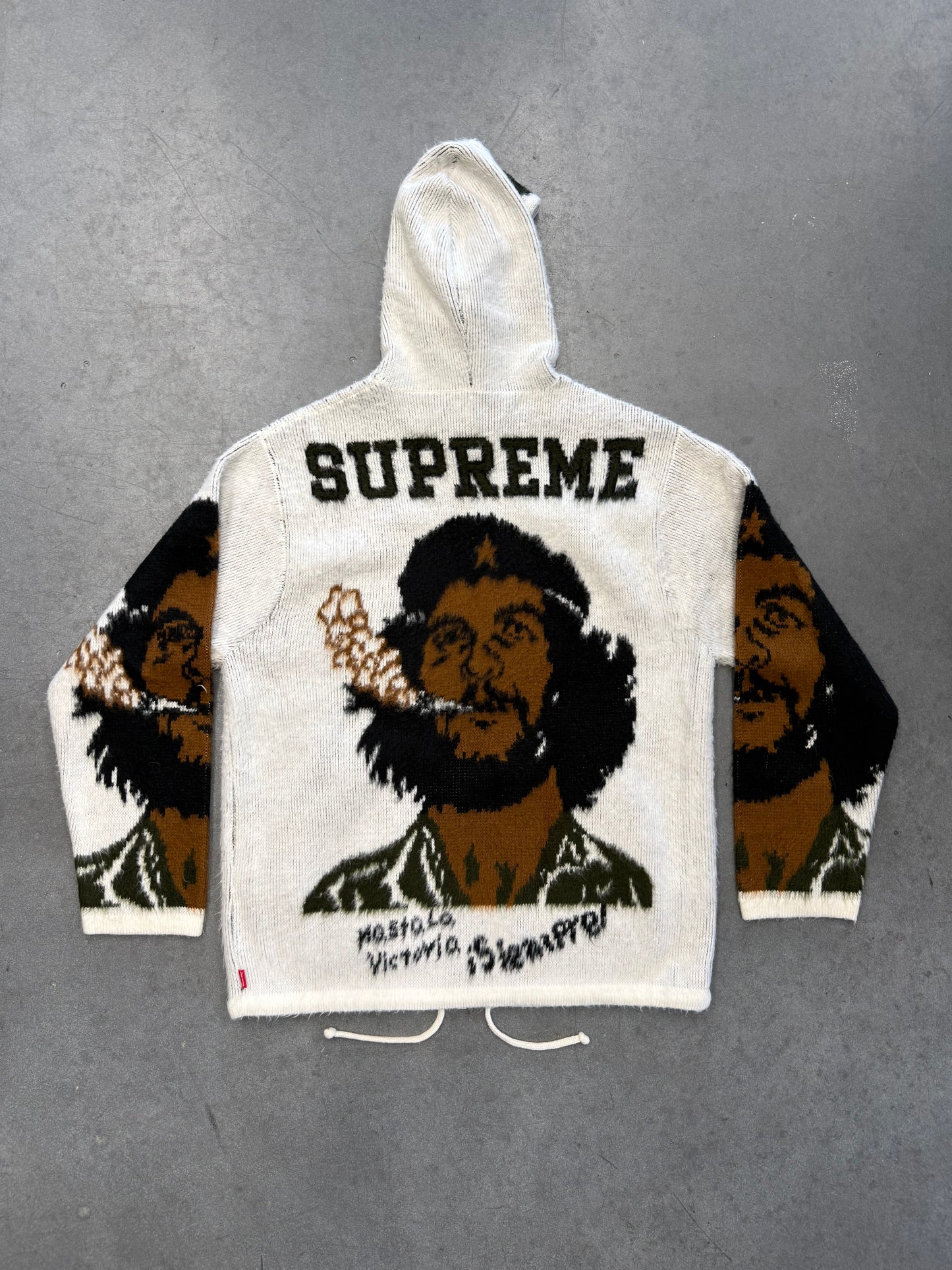 SS21 SUPREME CHE HOODED ZIP UP SWEATER