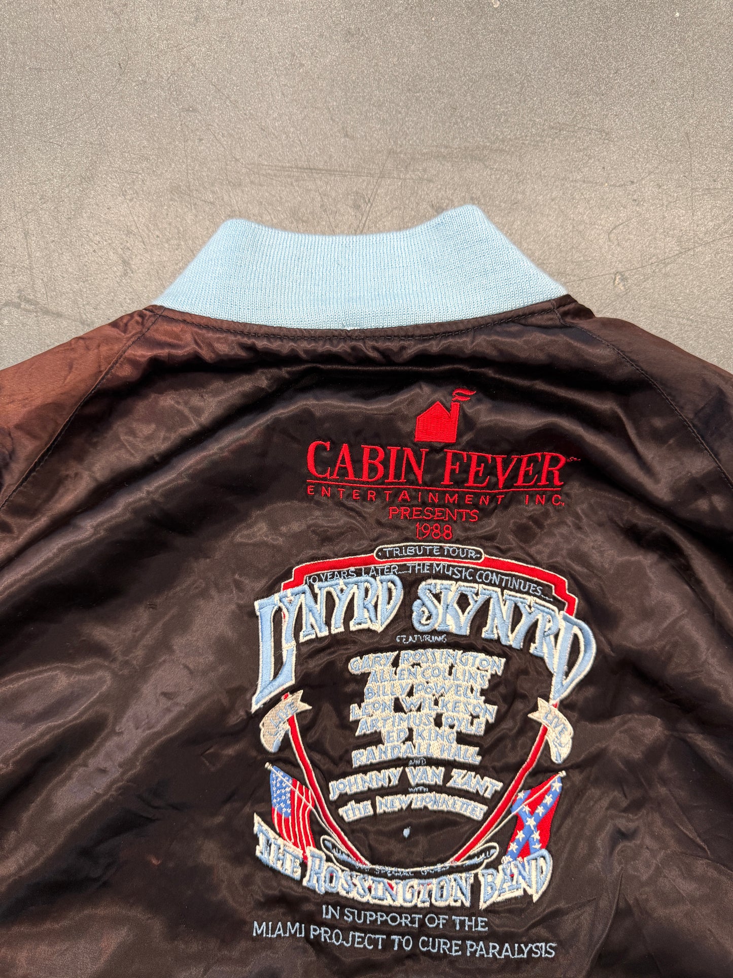 1988 LYNYRD SKYNYRD LIVE TOUR COACH JACKET "JOHN"