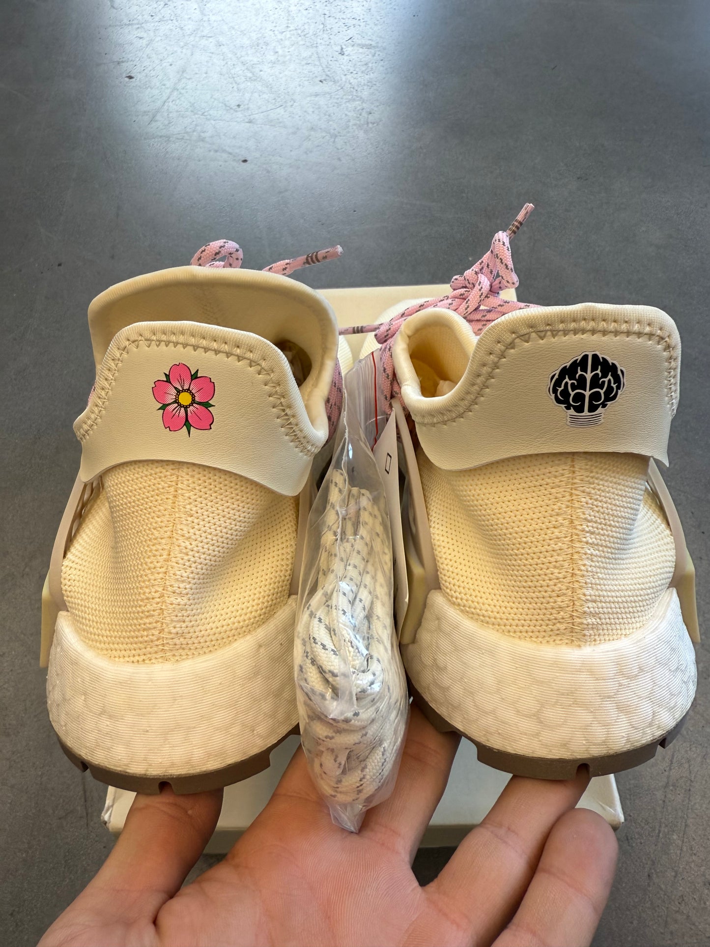 SIZE 11 ADIDAS NMD HU PHARRELL NERD CREAM (BRAND NEW WITH BOX)