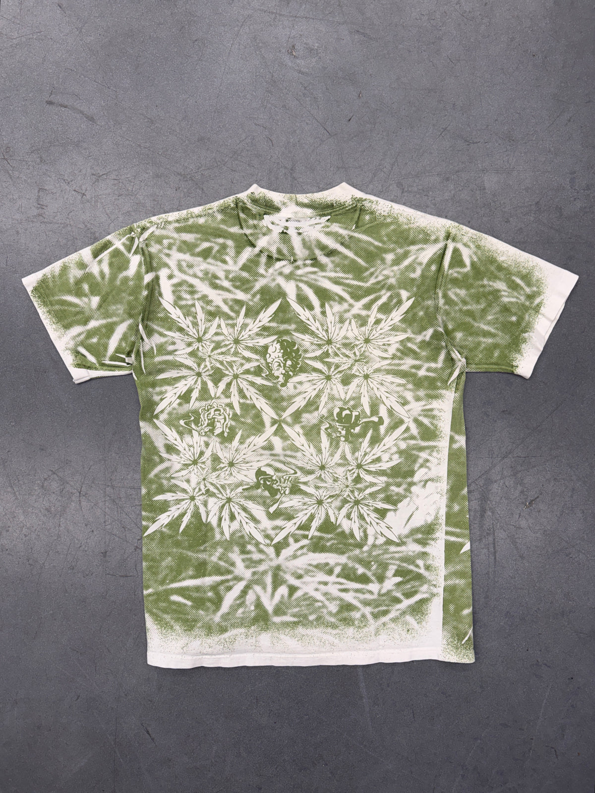 90S CYPRESS HILL MARIJUAN LEAF AOP TEE (GEM TAG)