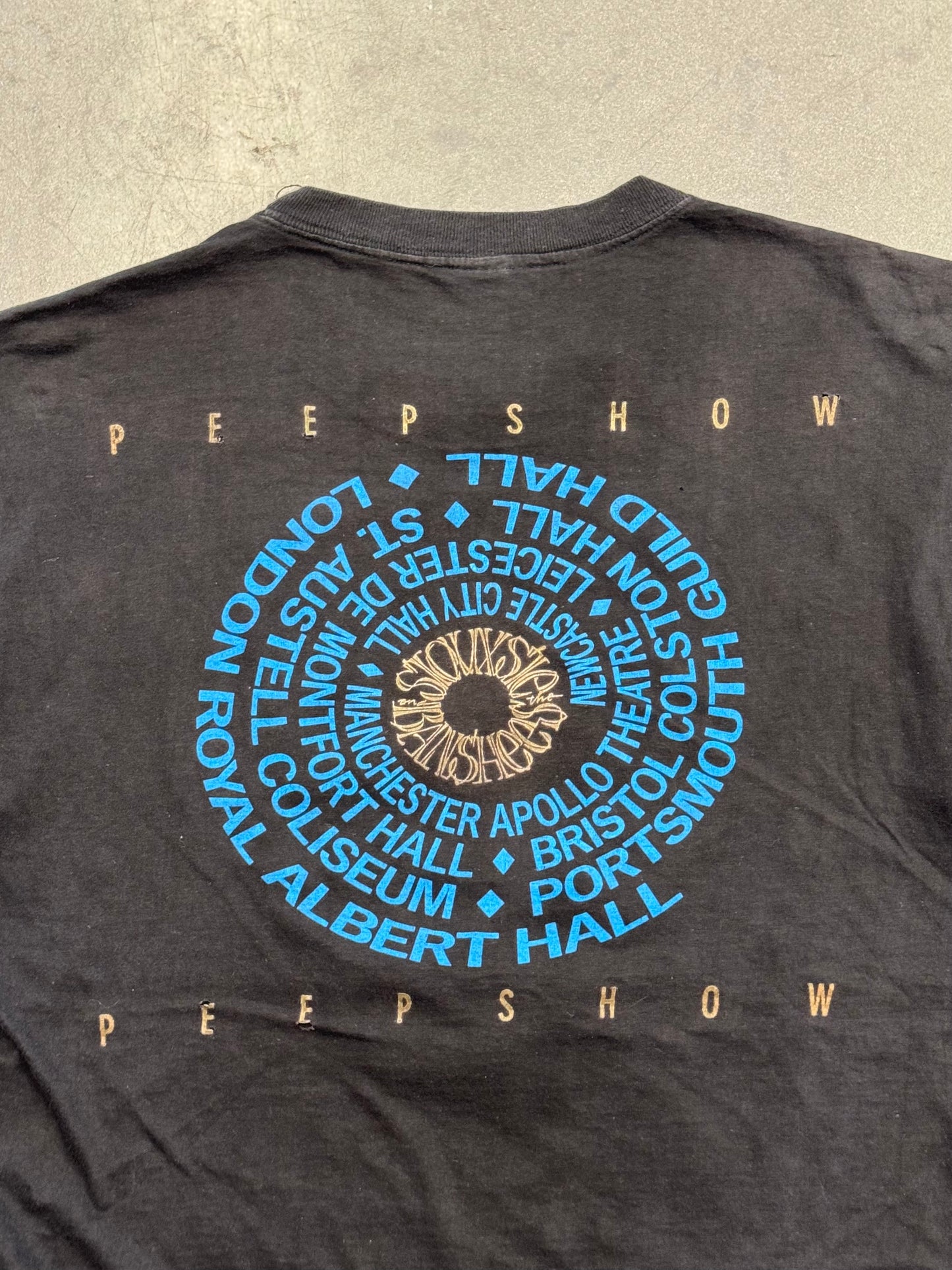 1988 SIOUXSIE AND THE BANSHEES PEEPSHOW TOUR TEE (100% COTTON TAG)