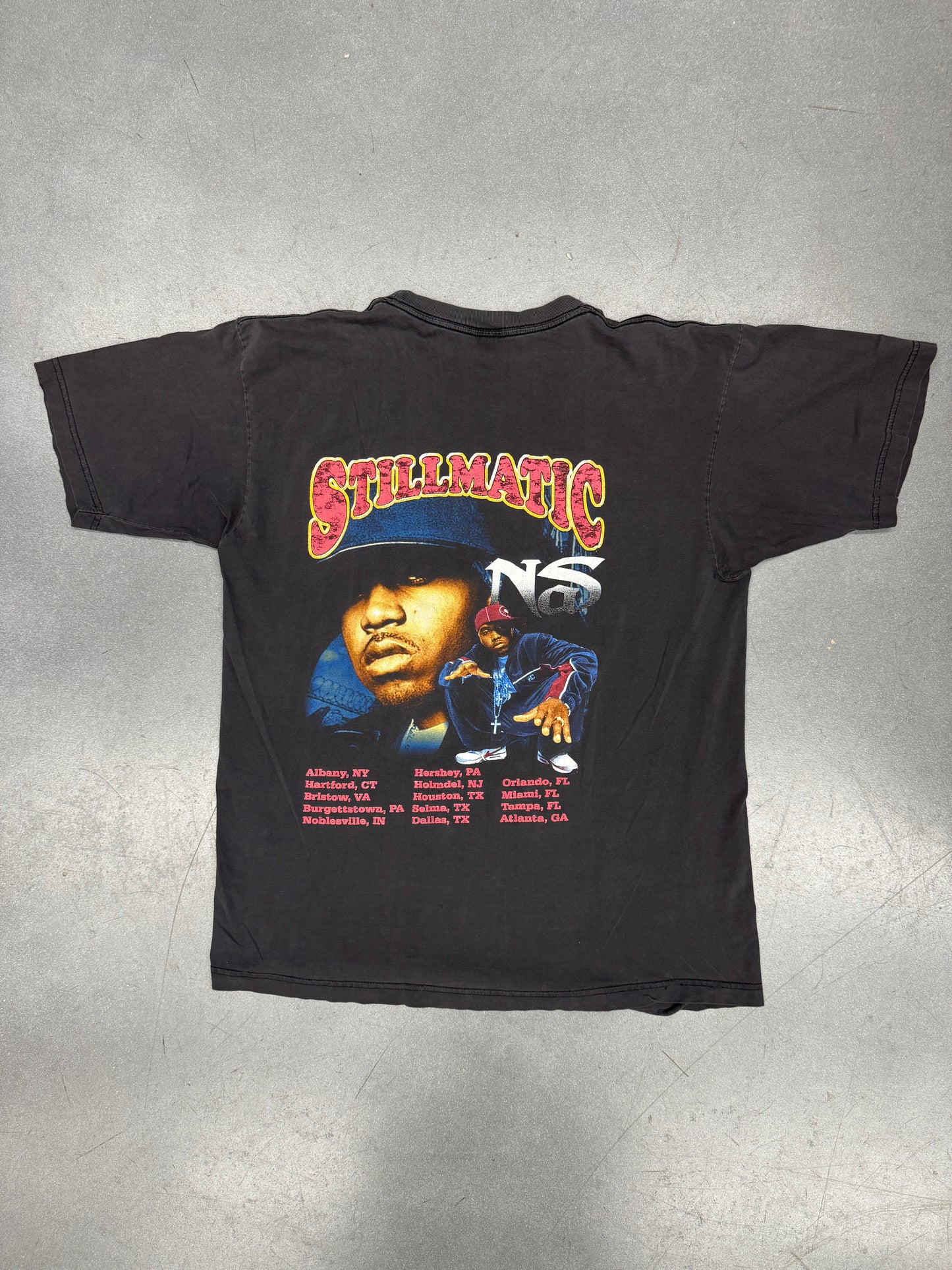 2001 NAS ONE MIC STILLMATIC RAP TEE