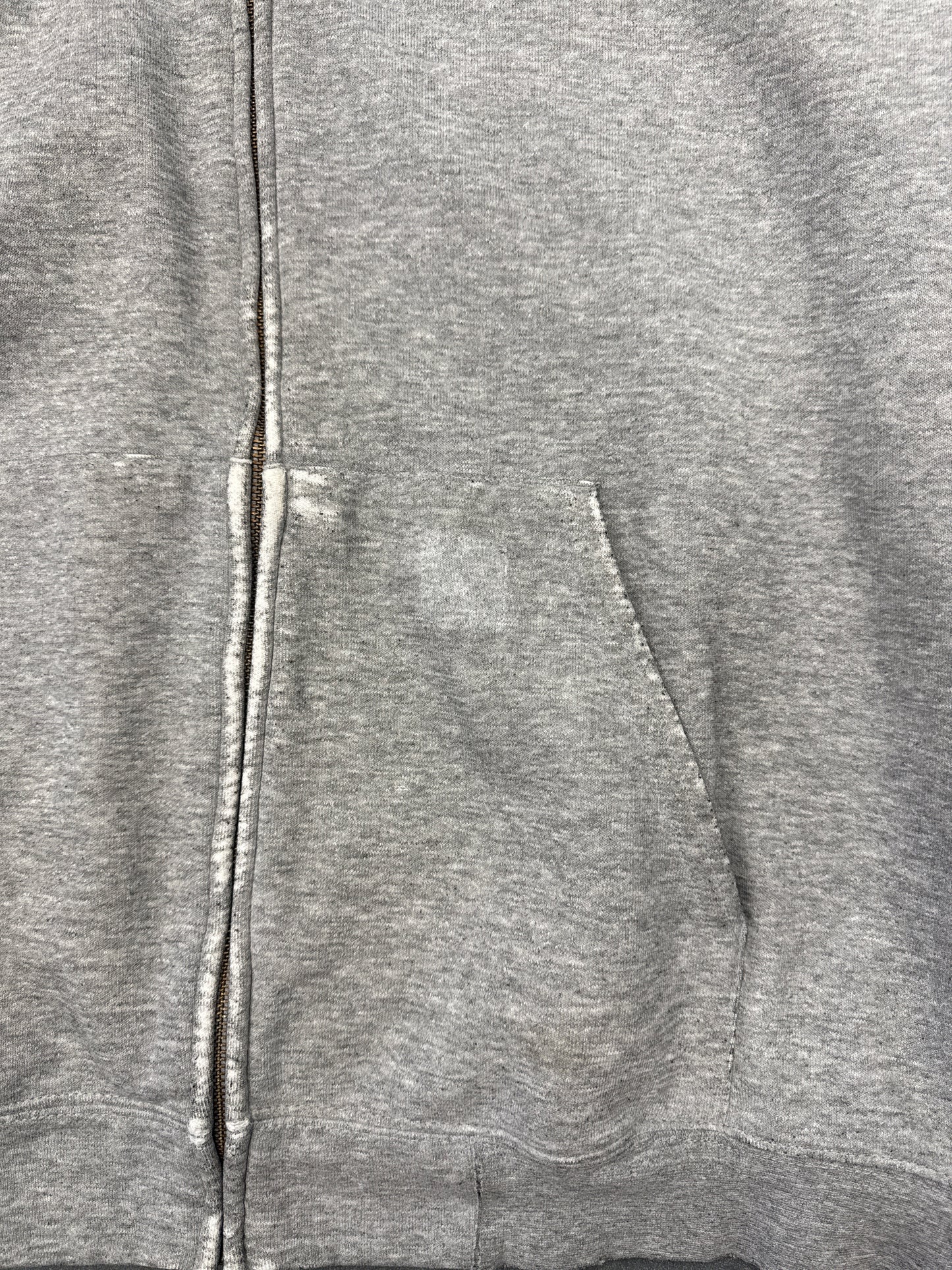 2000'S CARHARTT FULL ZIP HOODIE - GRAY 2XL