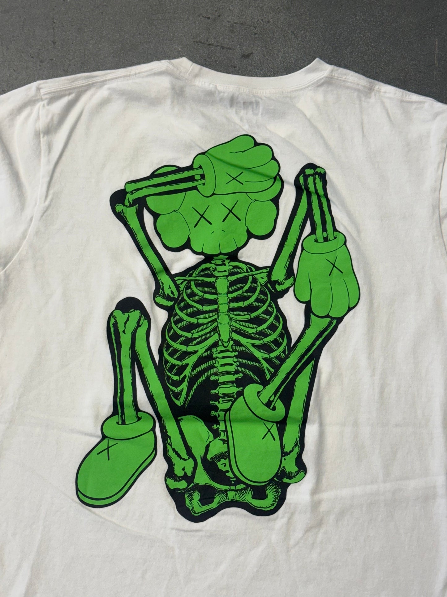 KAWS X UNIQLO SKELETON NEW FICTION TEE
