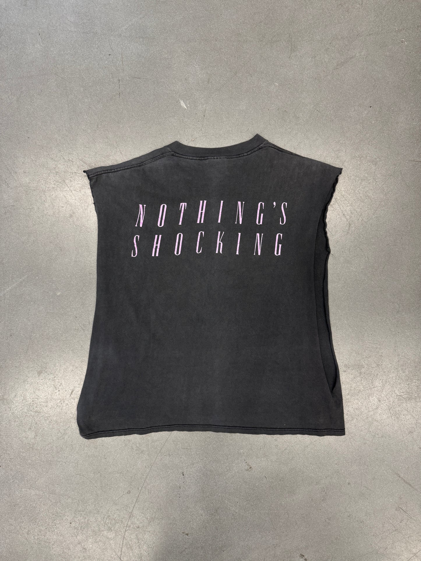 1988 JANE'S ADDICTION NOTHING'S SHOCKING CUT-OFF TEE (BROCKUM TAG)