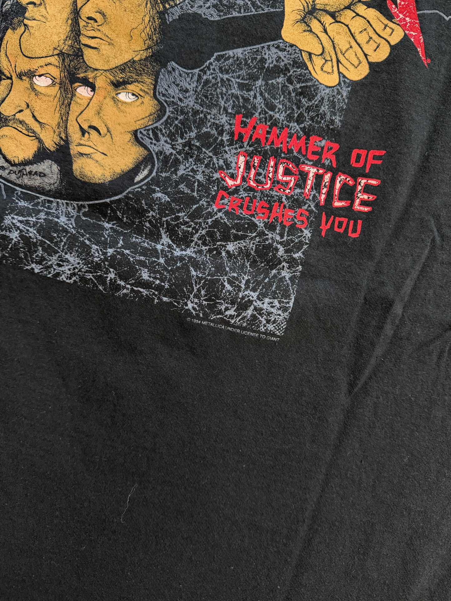 Y2K METALLICA AND JUSTICE FOR ALL TEE (DELTA PRO WEIGHT TAG)
