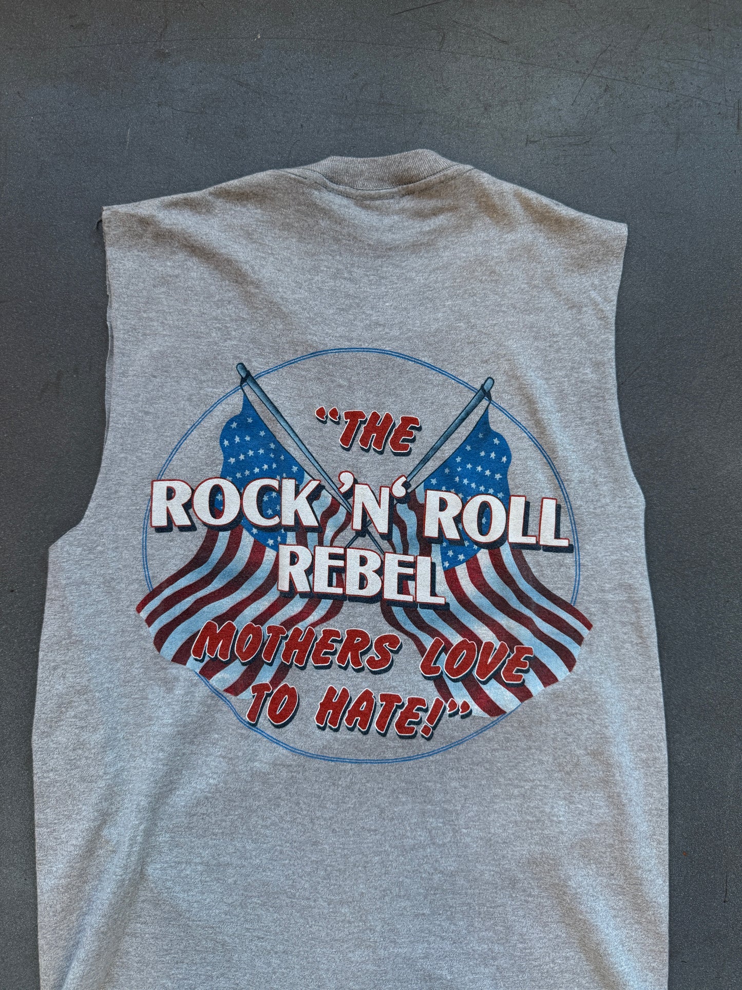1984 OZZY OZBOURNE FOR PRESIDENT SLEEVELESS TEE (SCREEN STARS TAG)