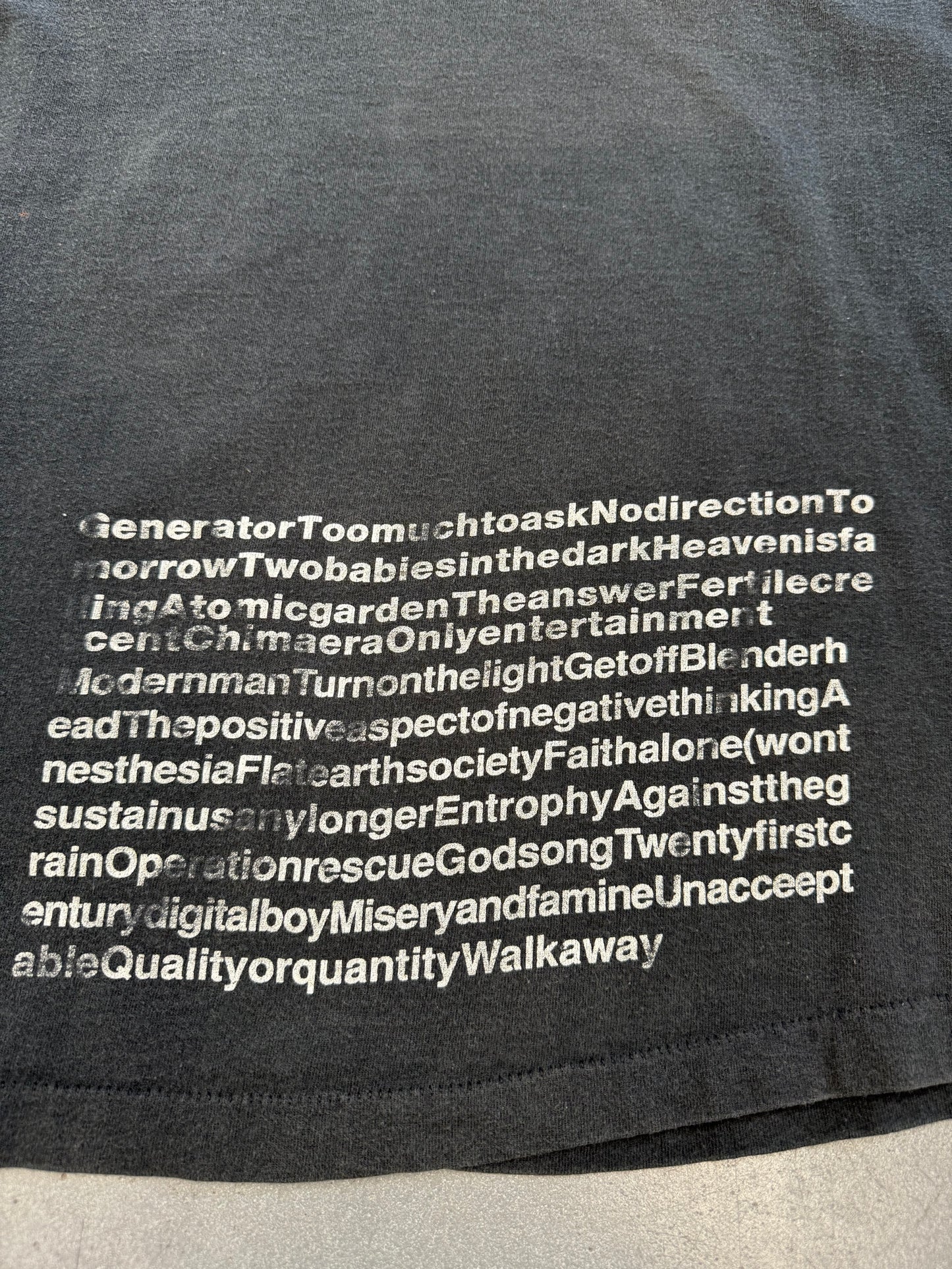 90'S BAD RELIGON LYRICS LS TEE (FOTL TAG)