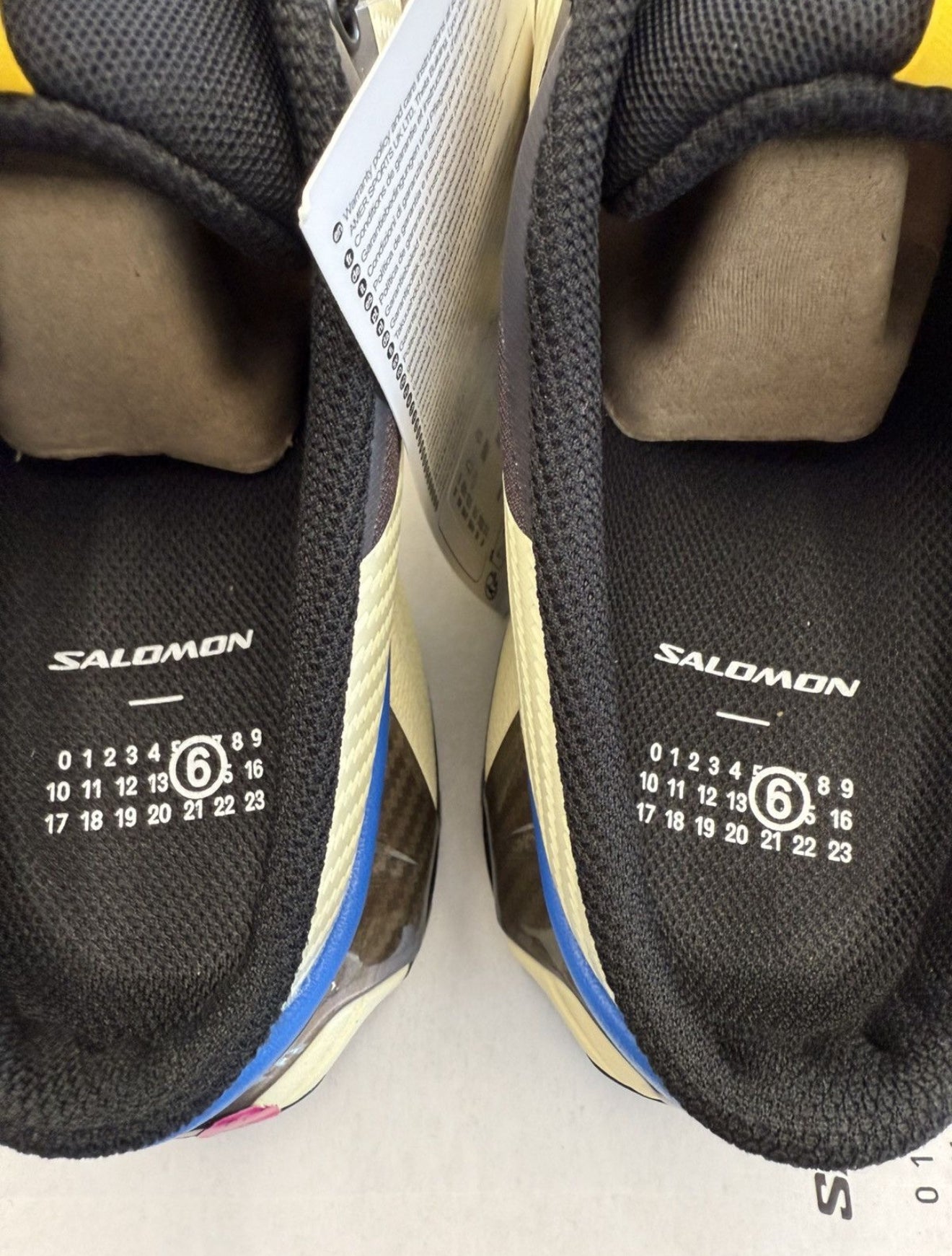 2024 SIZE 9.5 MM6 MAISON MARGIELA SALOMON XT-4 MULE TRANSPARENT YELLOW (NEW WITH BOX)