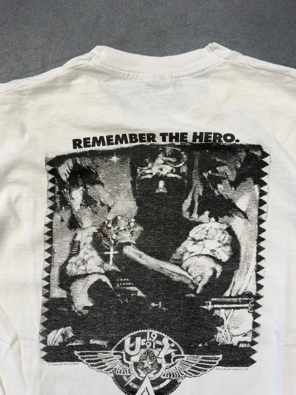 1991 REMEMBER THE HERO USA TEE (FOTL TAG)