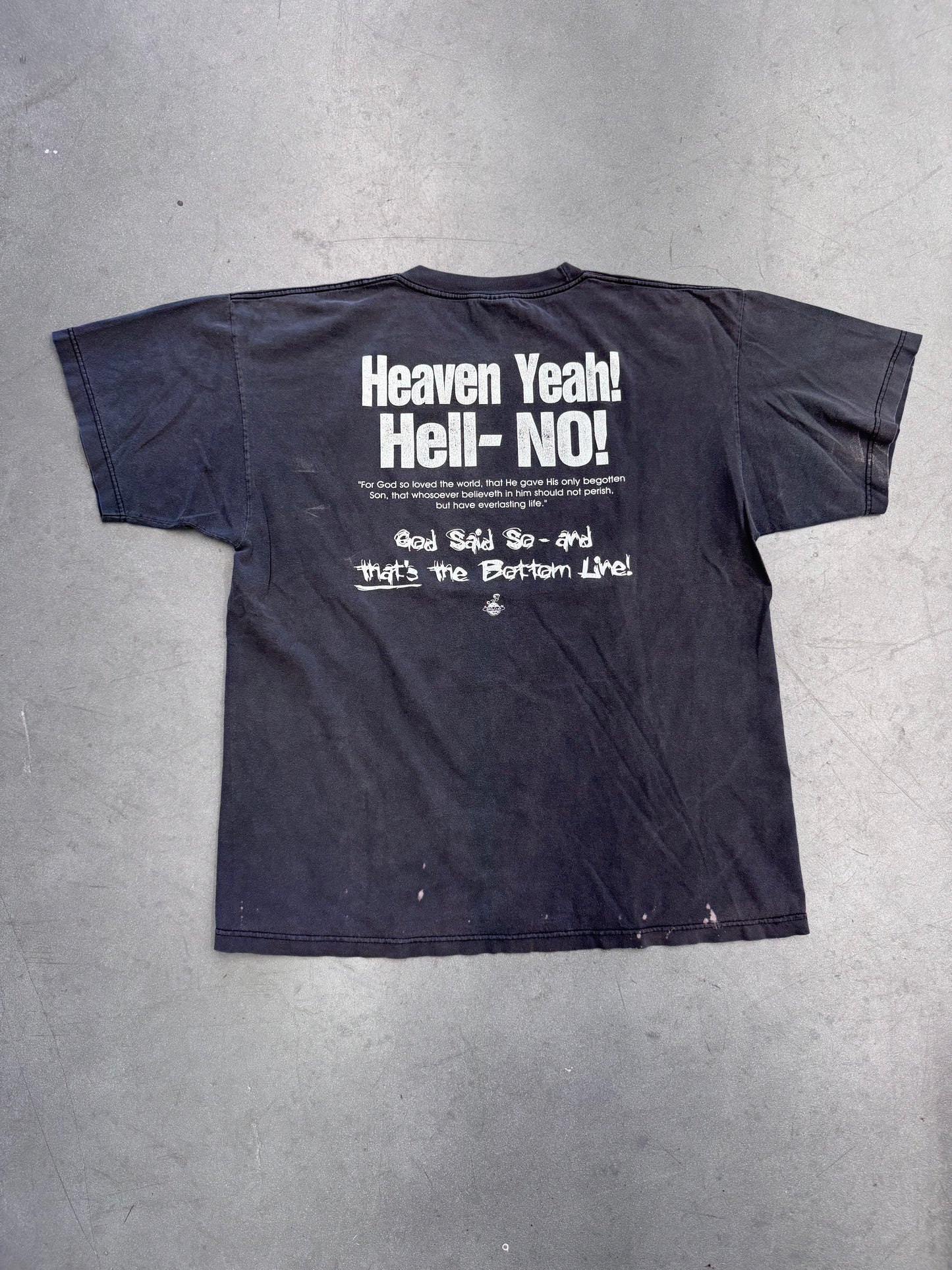 90'S JOHN 3:16 'ACCEPT NO SUBSTITUTES' TEE (MURINA TAG)