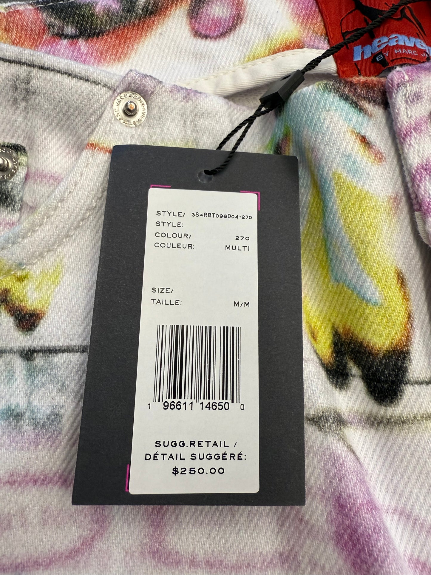 HEAVEN BY MARC JACOBS DON'T THINK FLARED STAR JEANS