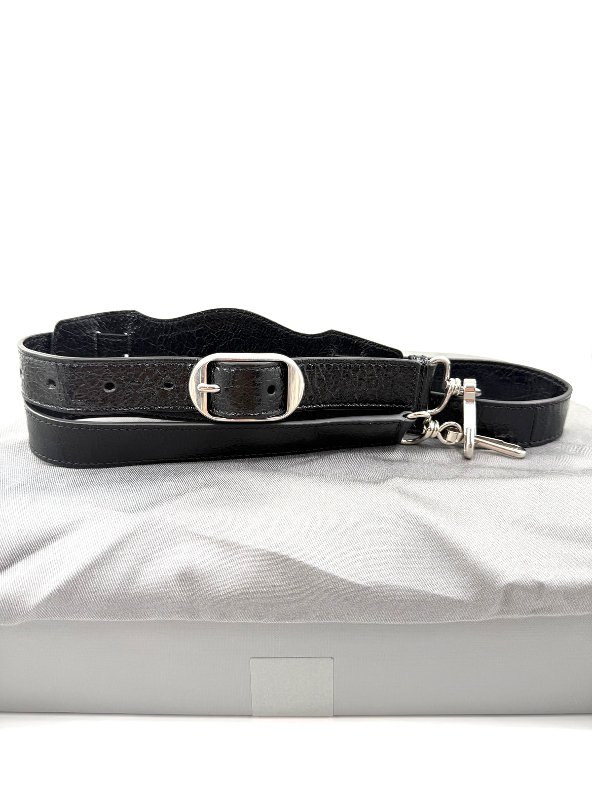 BALENCIAGA LE CITY SMALL LEATHER SHOULDER BAG