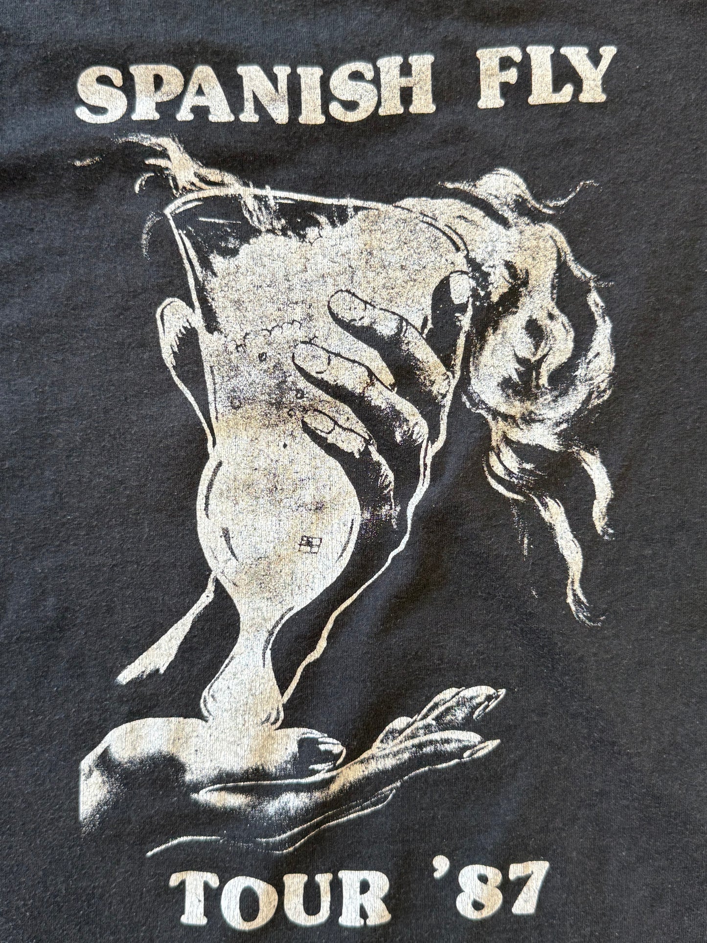 1987 LISA LISA CULT JAM SPANISH FLY TOUR TEE (PULLED TAG)