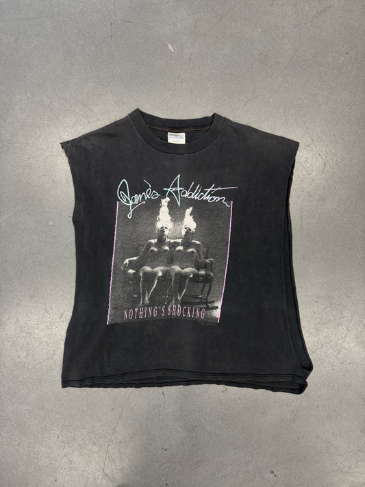 1988 JANE'S ADDICTION NOTHING'S SHOCKING CUT-OFF TEE (BROCKUM TAG)