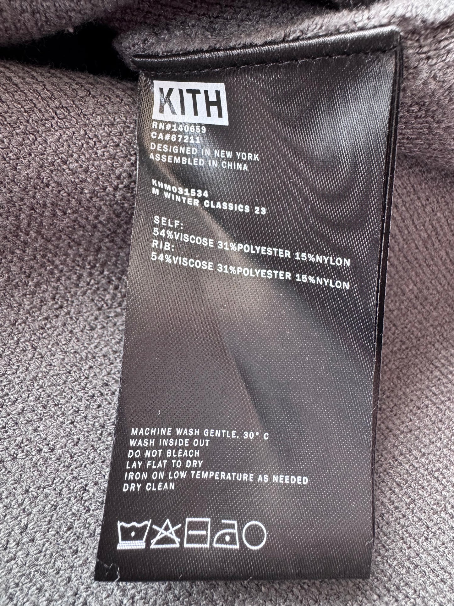 KITH KNIT LONG SLEEVE MOCK NECK (M)