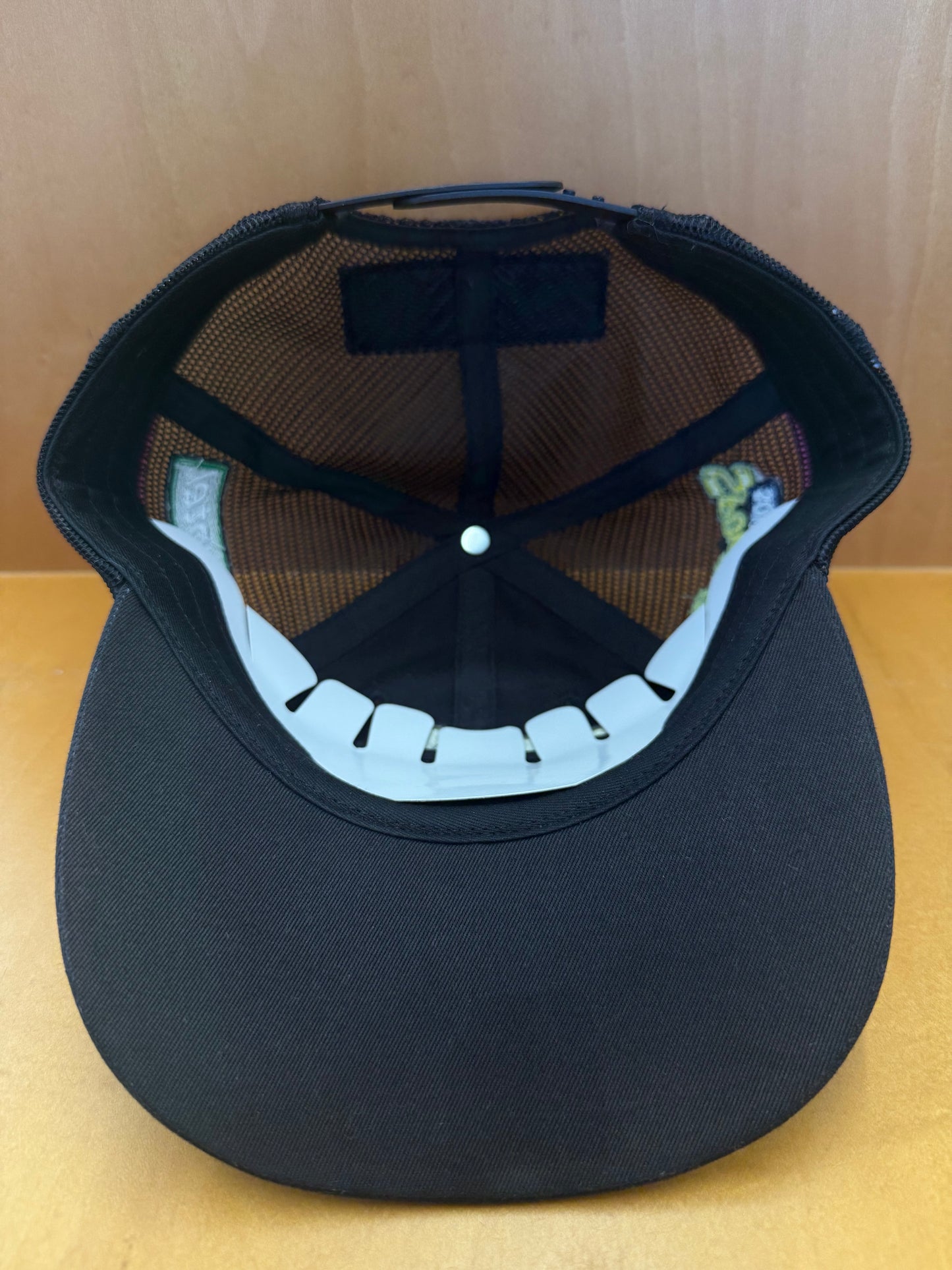 SS25 SUPREME SPONGEBOB JEFF HAMILTON MESH BACK TRUCKER HAT BLACK/PINK