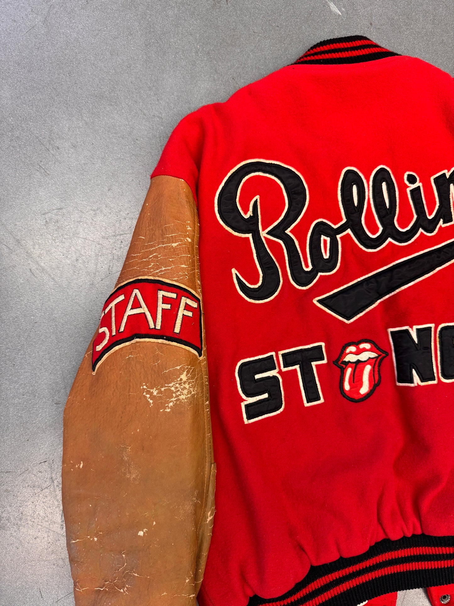 1995 ROLLING STONES STAFF VARSITY JACKET