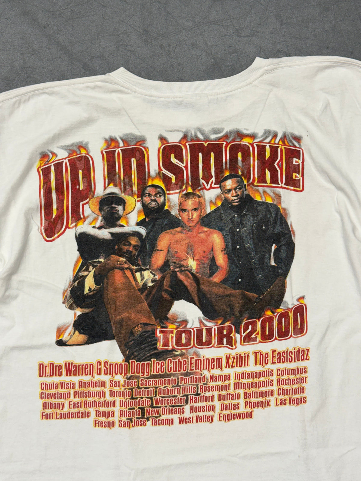 2000 UP IN SMOKE TOUR PARKING LOT BOOT TEE (DELTA TAG)