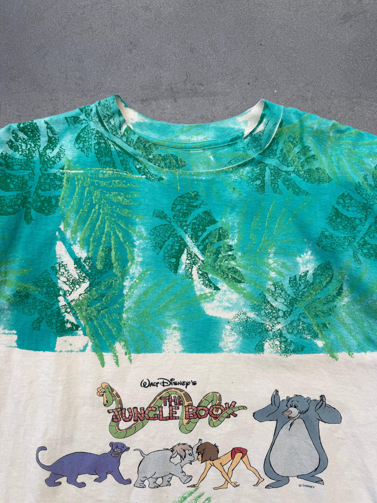90'S WALT DISNEY'S THE JUNGLE BOOK AOP TEE (DELTA TAG)