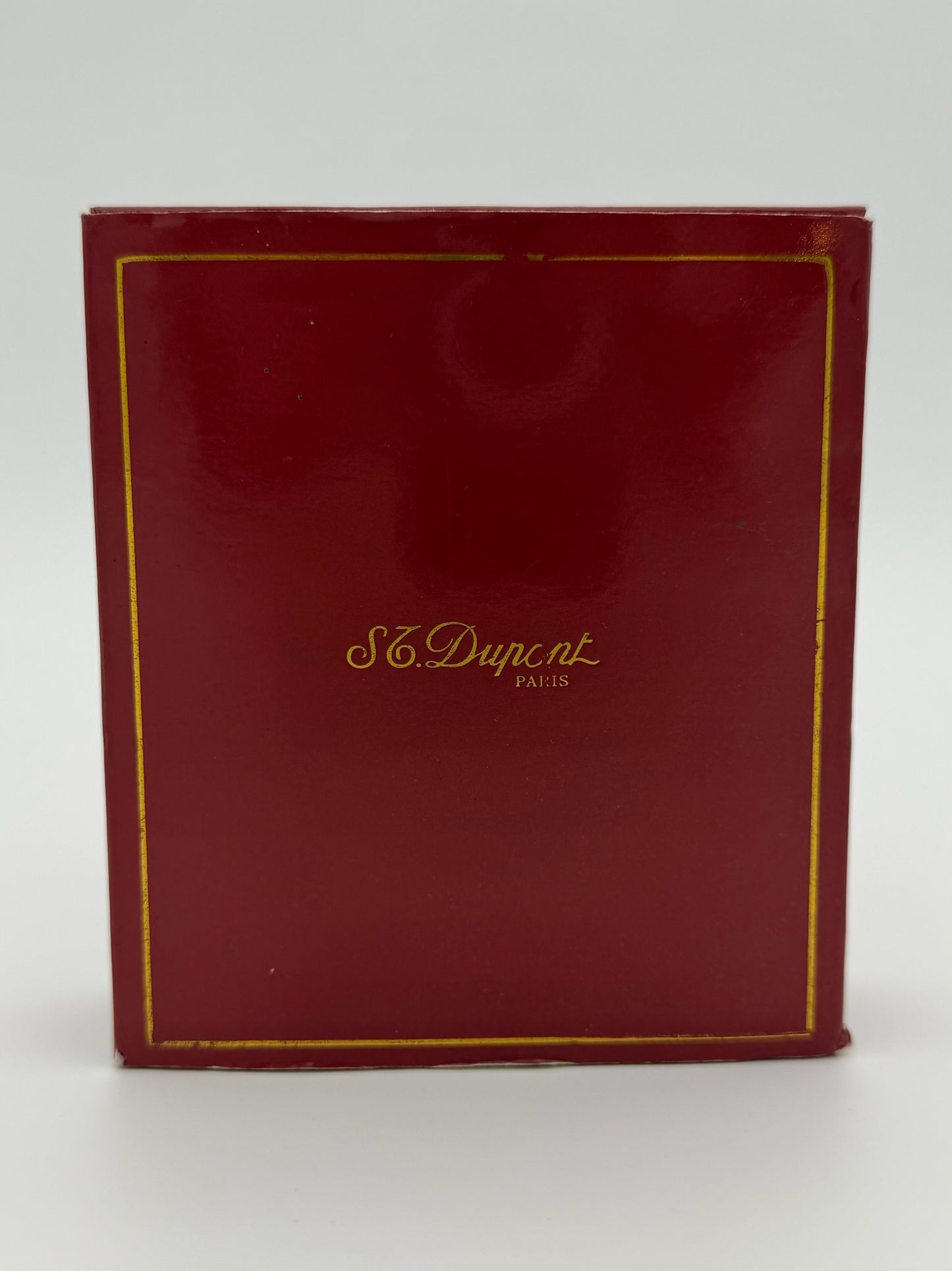 S.T. DUPONT BLACK LACQUERED LIGNE 2 GOLD-PLATED LIGHTER (WITH BOX AND MANUAL)