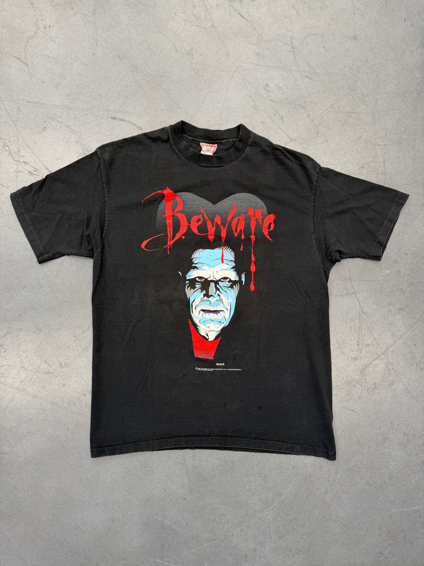 1992 BRIAN STOKER'S FRANKENSTEIN TEE (TOPPS COMICS TAG)