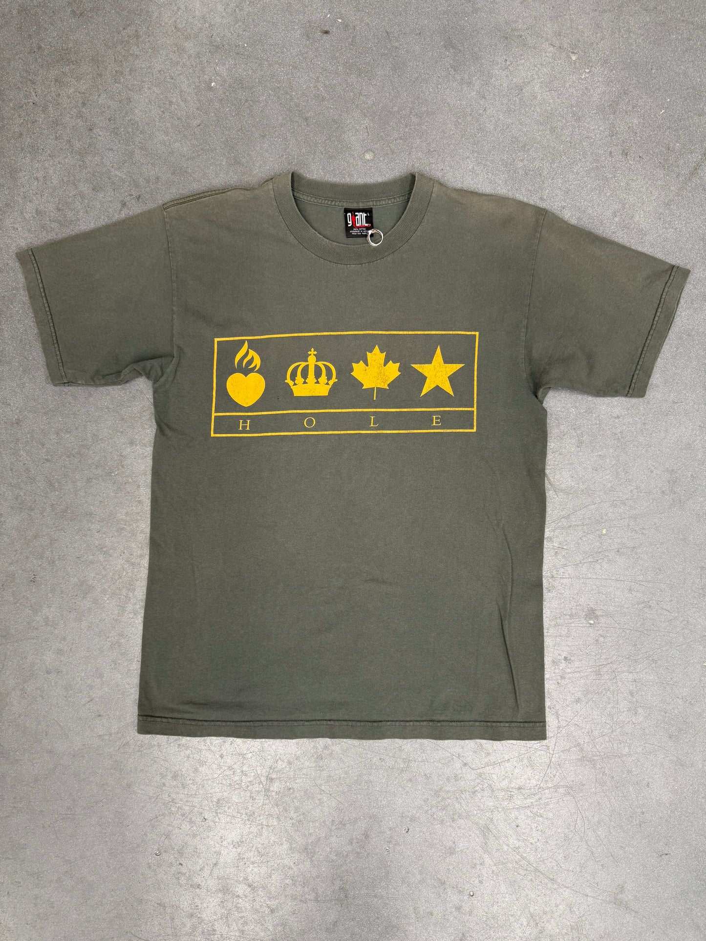 1999 HOLE CELEBRITY SKIN WORLD TOUR TEE (GIANT TAG)