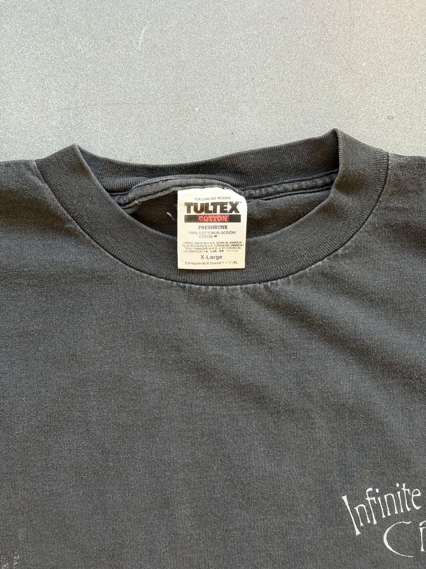 90'S SMASHING PUMPKINS INFINITE SADNESS CREW POCKET HIT TEE (TULTEX TAG)