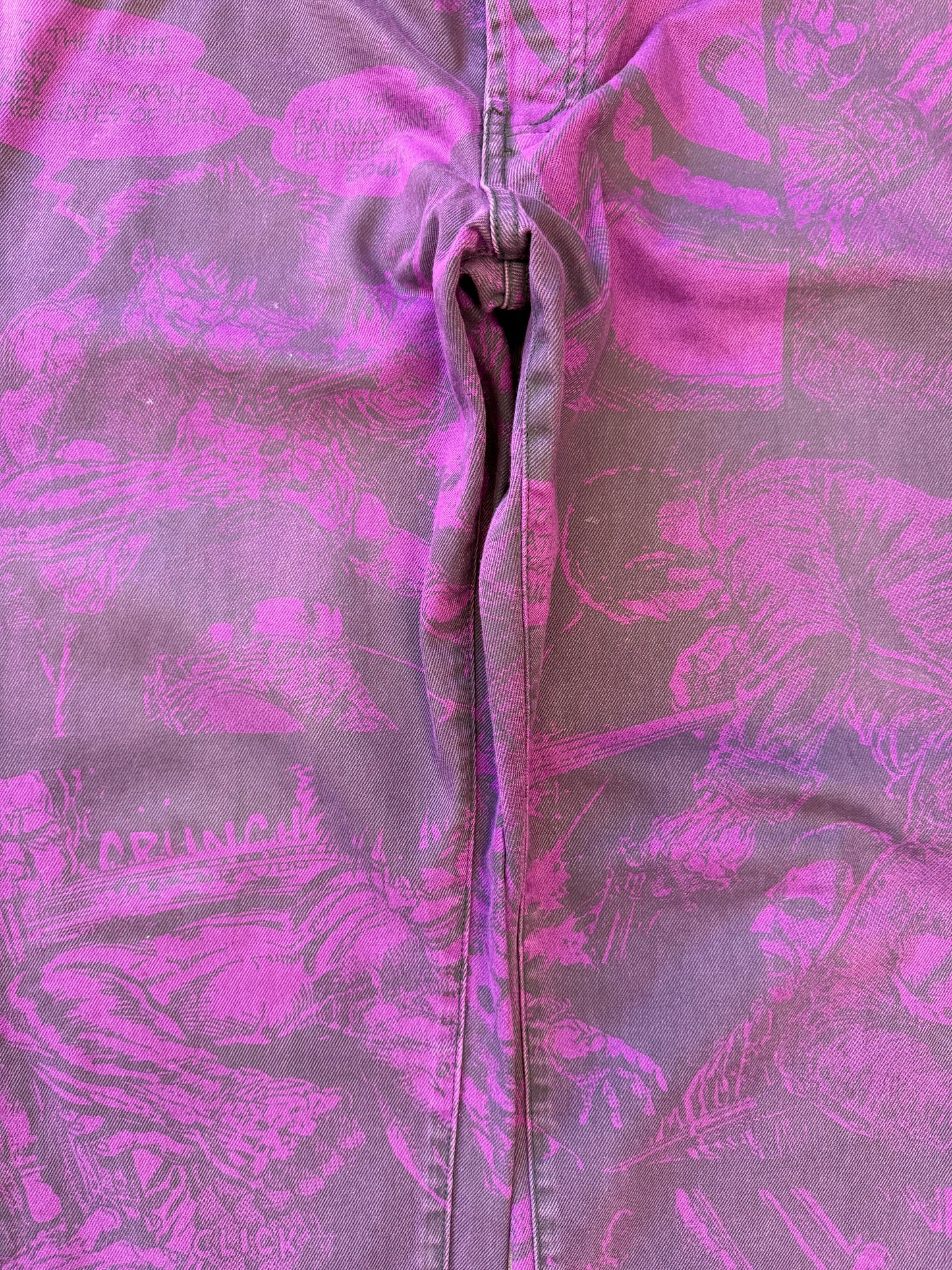 FW21 SUPREME THE CROW REGULAR JEANS PURPLE