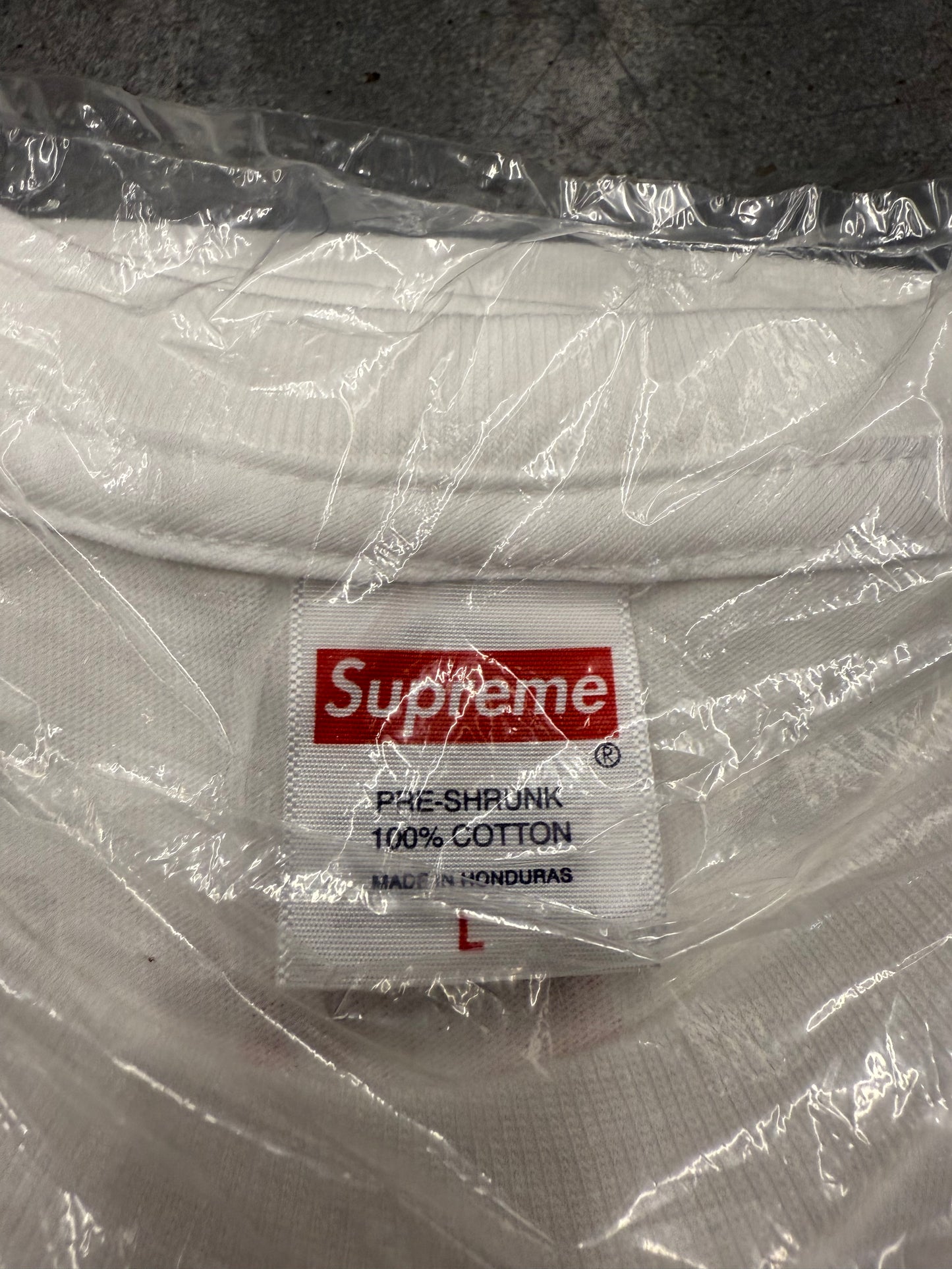 SS25 SUPREME SPONGEBOB CASTELLI RACING LONG SLEEVE TEE WHITE - LARGE