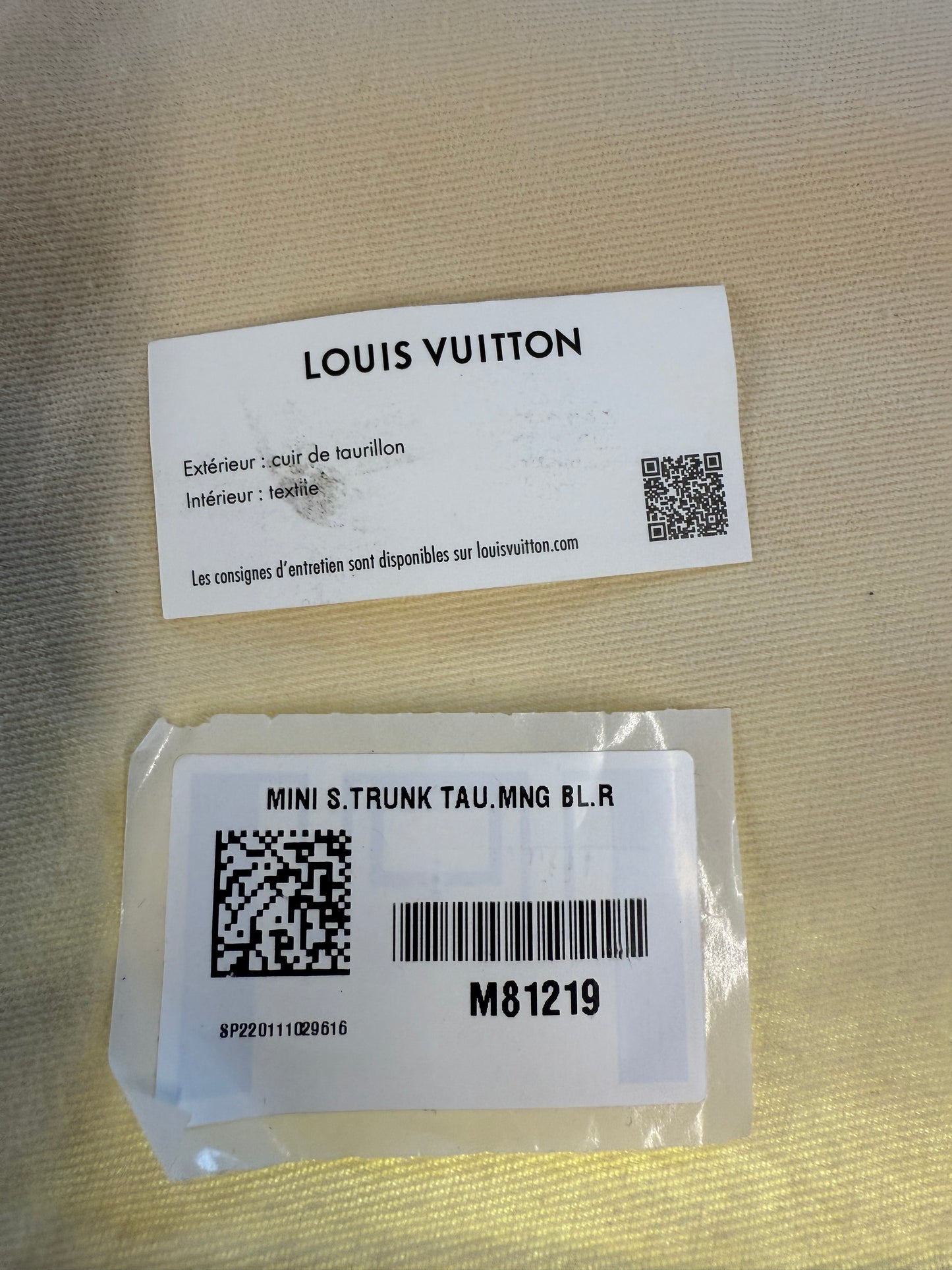 SS19 LOUIS VUITTON MINI SOFT TRUNK ORANGE CHAIN BAG - BROWN MONOGRAM (PRE-OWNED WITH DUSTBAG) (TANIA)