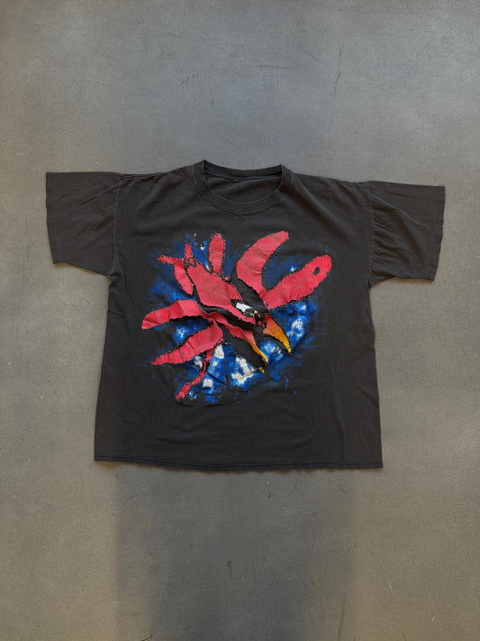 1992 THE CURE WISH TOUR TEE (PULLED TAG) (THRASHED/FADED)