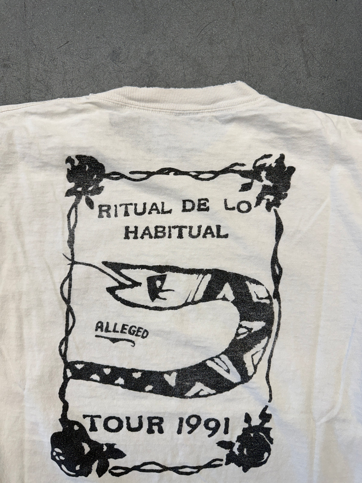 1990 JANE'S ADDICTION RITUAL DE LO HABITUAL TOUR 1991 TEE (PULLED TAG)