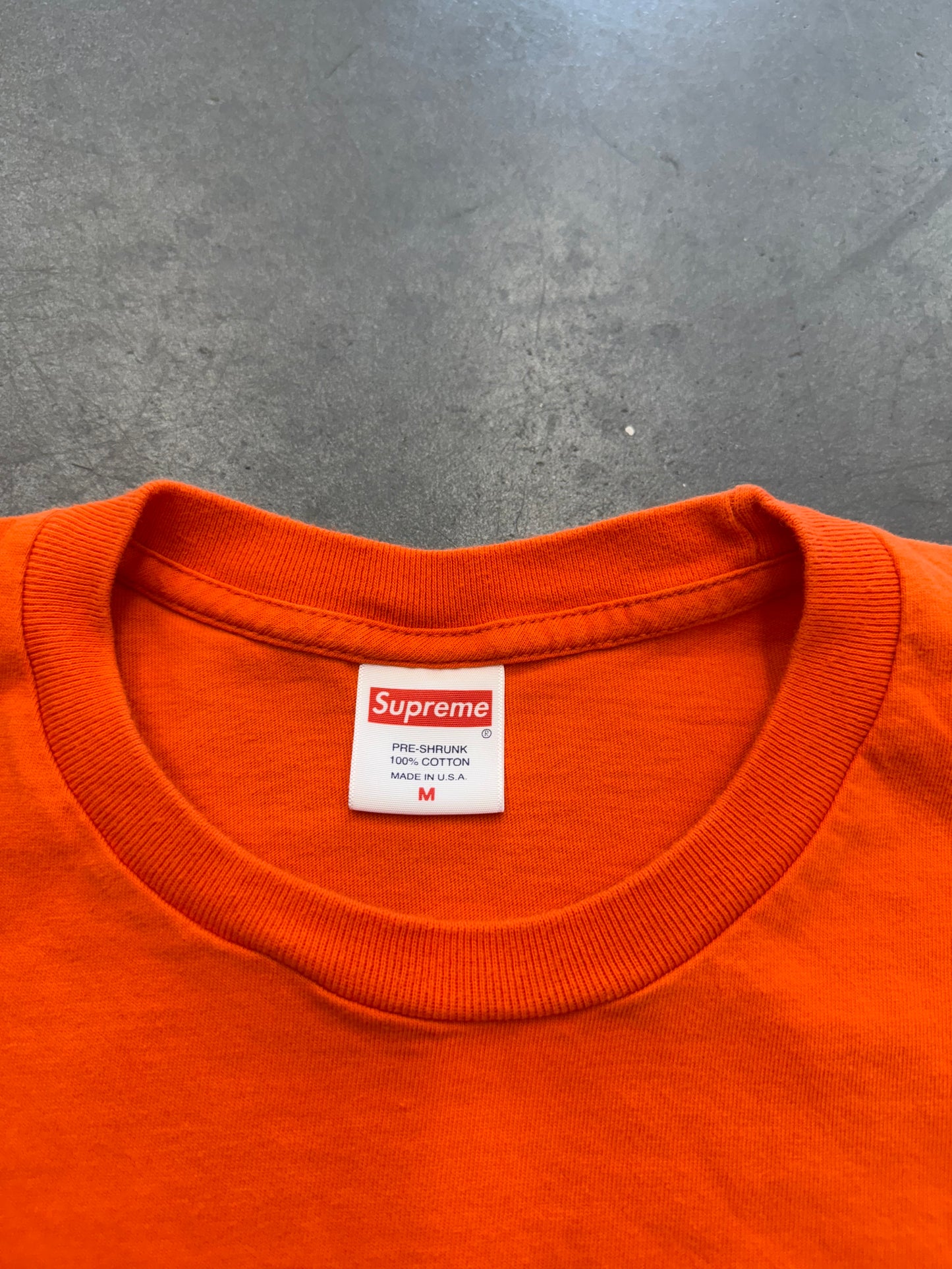SS20 SUPREME DANIEL JOHNSTON KILL EM ALL TEE ORANGE MEDIUM