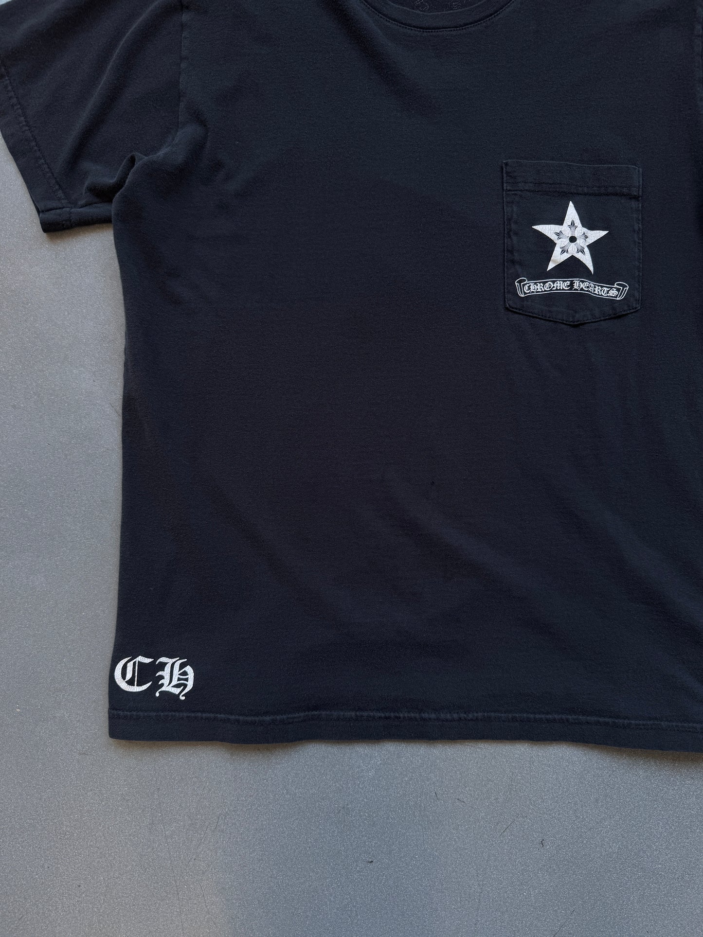 CHROME HEARTS STAR LOGO POCKET TEE