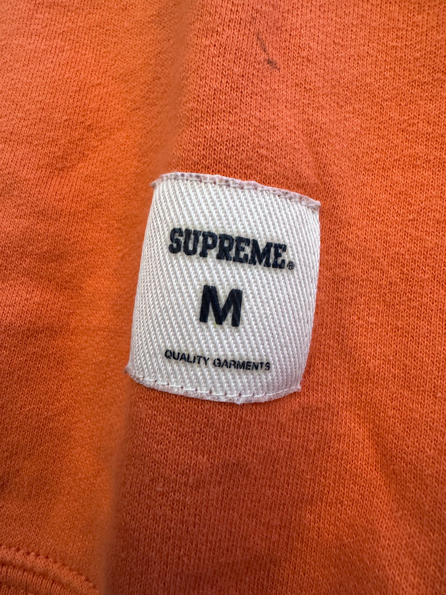 SS11 SUPREME PIPELINE CREWNECK SWEATER - ORANGE/NAVY