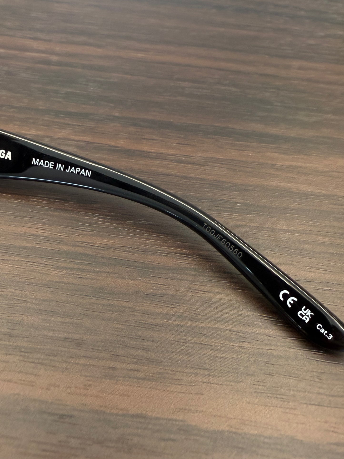 BALENCIAGA BOLT RECTANGLE SUNGLASSES - BLACK (NEW MISSING CASE)