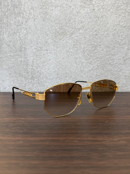 TIFFANY 1419 GOLD PLATED VINTAGE SUNGLASSES