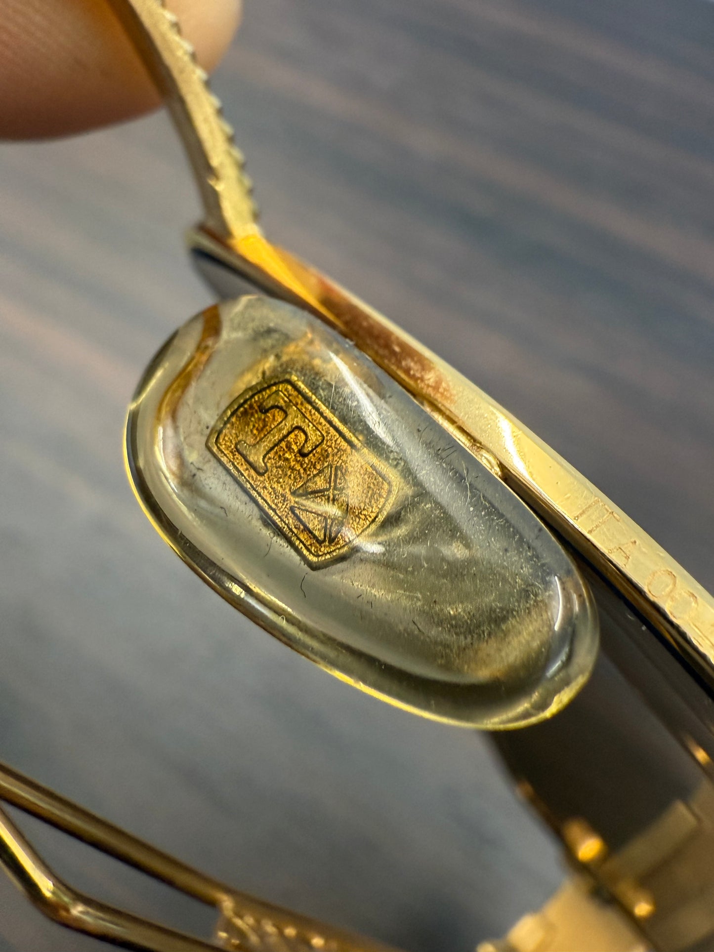 TIFFANY 1419 GOLD PLATED VINTAGE SUNGLASSES