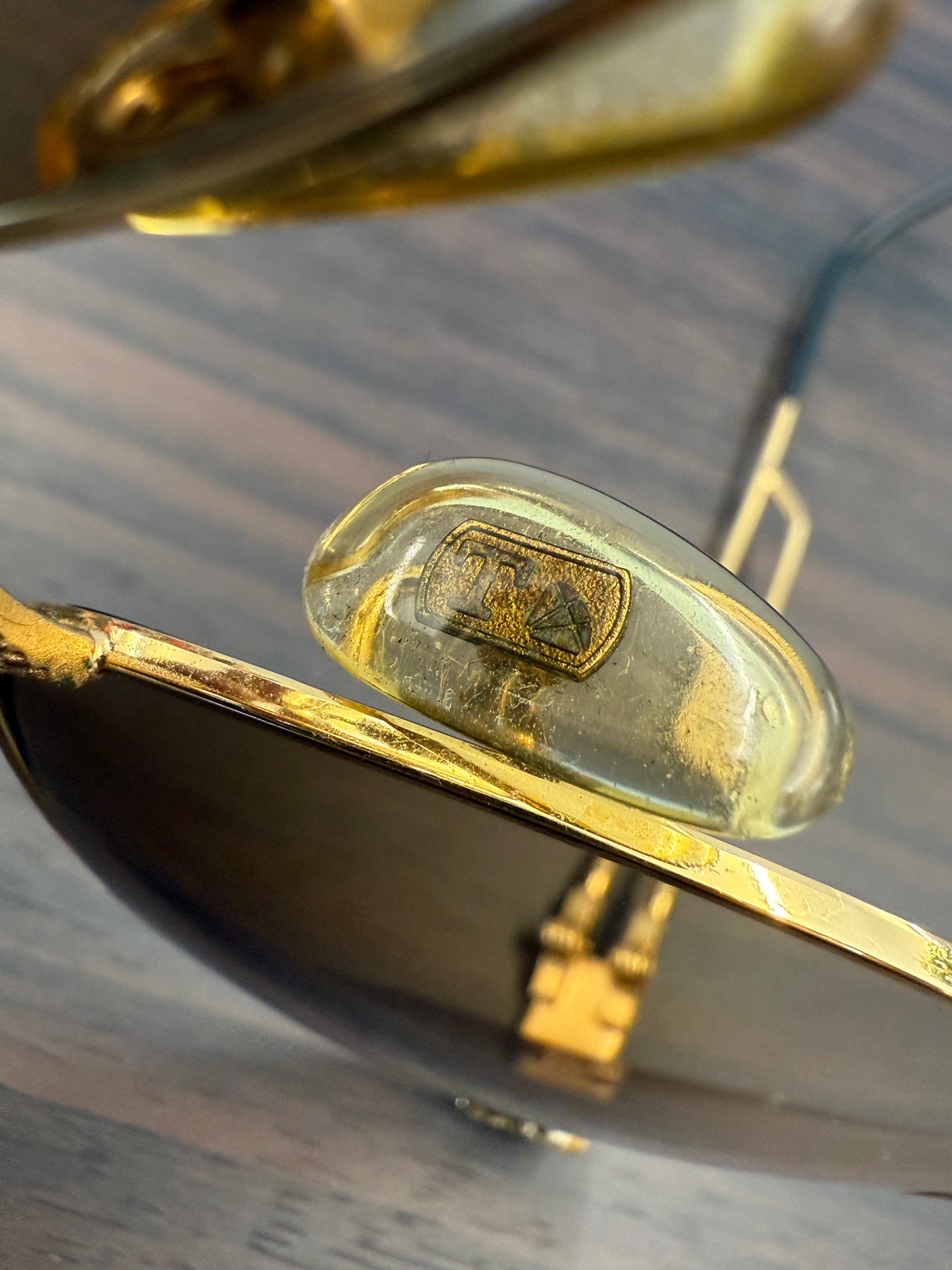 TIFFANY 1419 GOLD PLATED VINTAGE SUNGLASSES