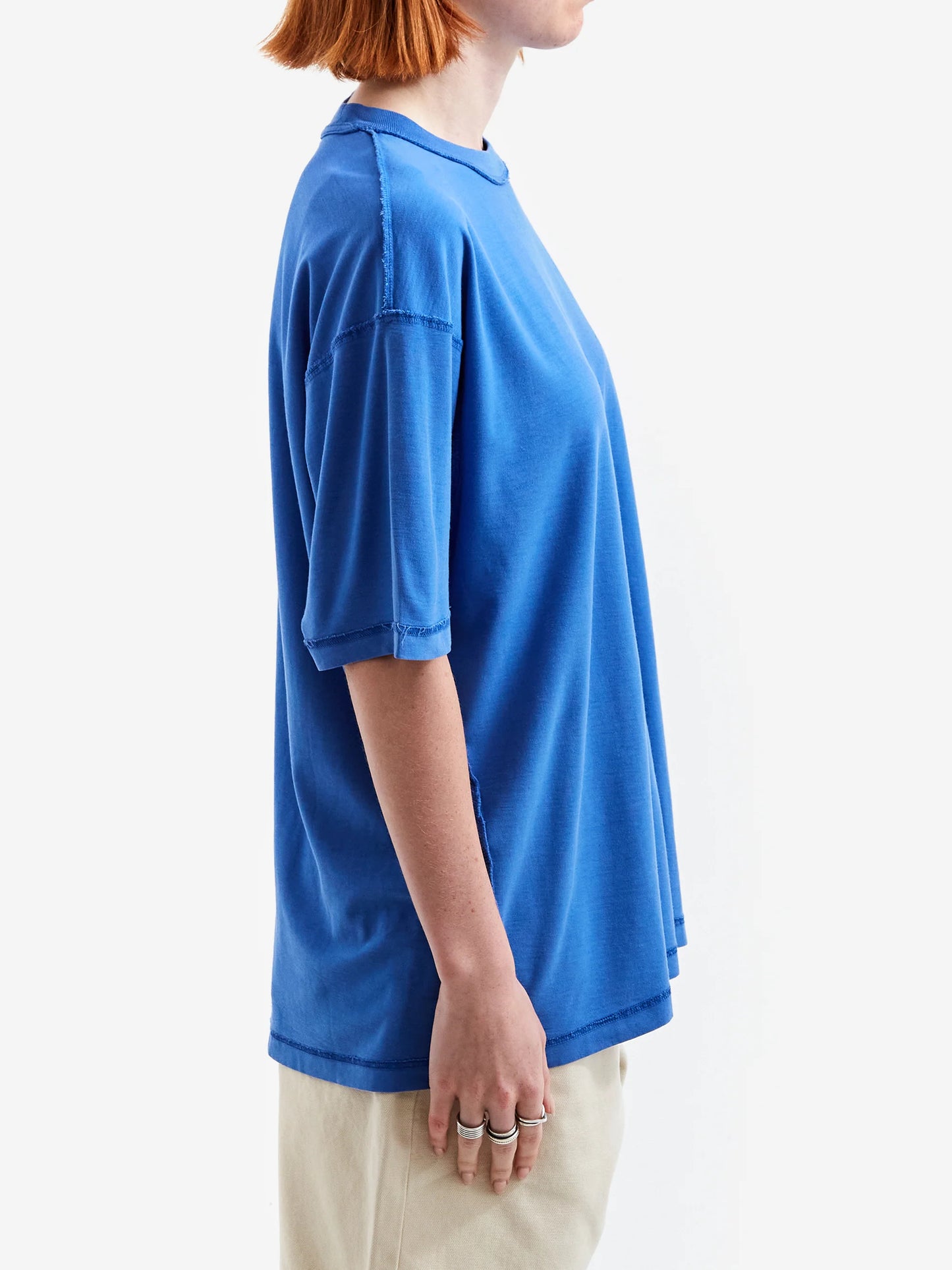 STUSSY LAZY SS TEE (NWT) - OCEAN
