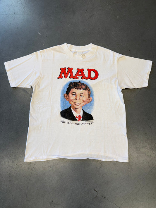 1987 MAD "WHAT--ME WORRY?" TEE (FADED TAG)